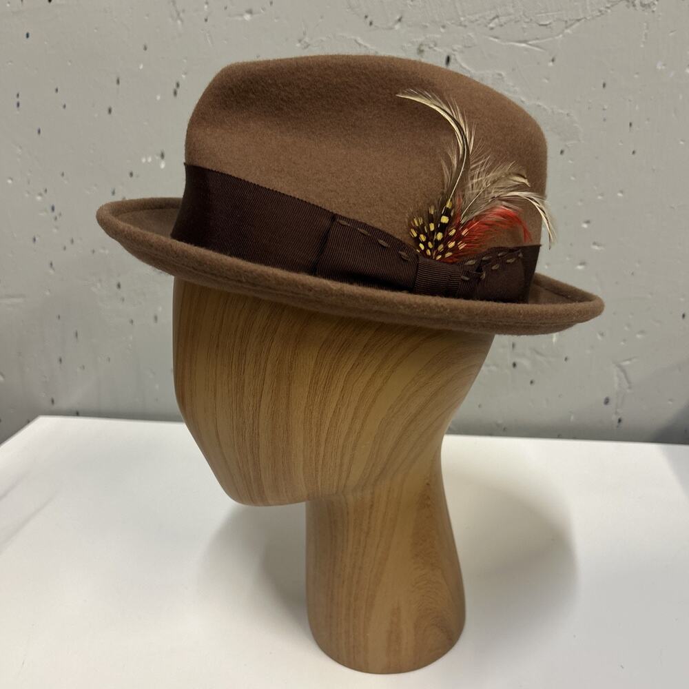 Janet What’s 100% Wool Brown Hat